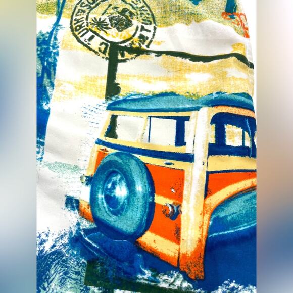 Men’s Swim Trunks Tropical Hawaiian Palm Trees Tiki Caribbean Joe’s Size L Large - Picture 11 of 12